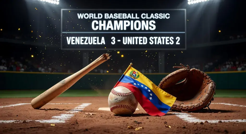 Venezuela beats United States 3-2 for first World Baseball Classic title