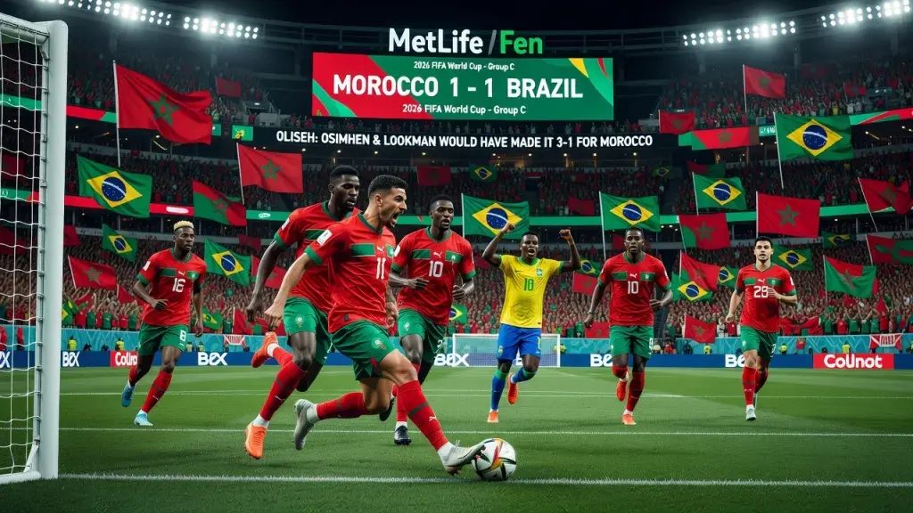 Oliseh Says Osimhen and Lookman Would Have Beaten Brazil for Morocco