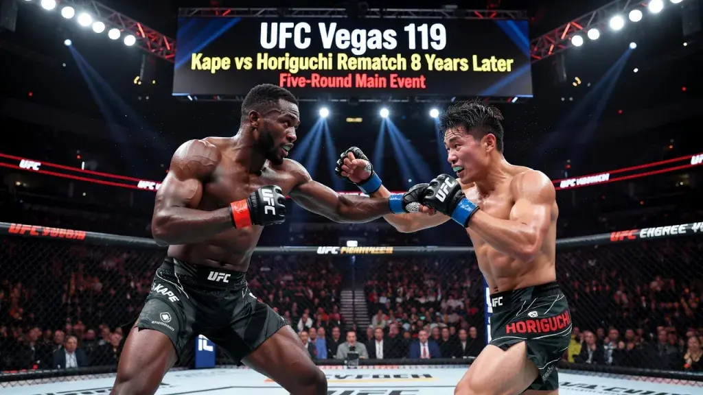 Kape and Horiguchi Renew Flyweight Rivalry at UFC Vegas 119