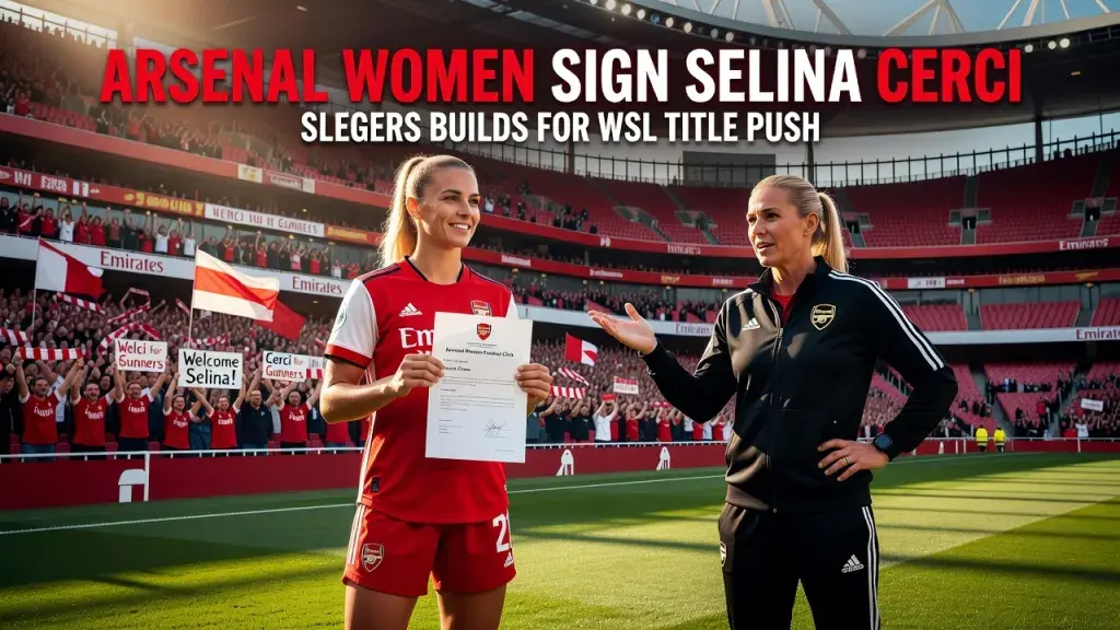 Arsenal Women Sign Selina Cerci as Slegers Builds for WSL Title Push