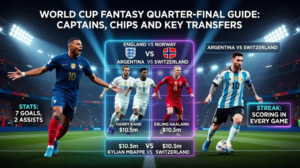 World Cup Fantasy Quarter-Final Guide: Captains, Chips and Key Transfers